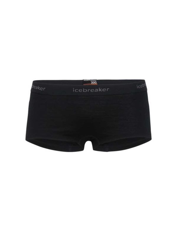 Icebreaker  200 Oasis Boy Shorts Women's Black