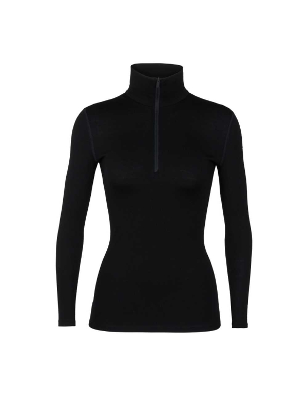 Icebreaker  260 Tech Long Sleeve Half Zip Women's Black*