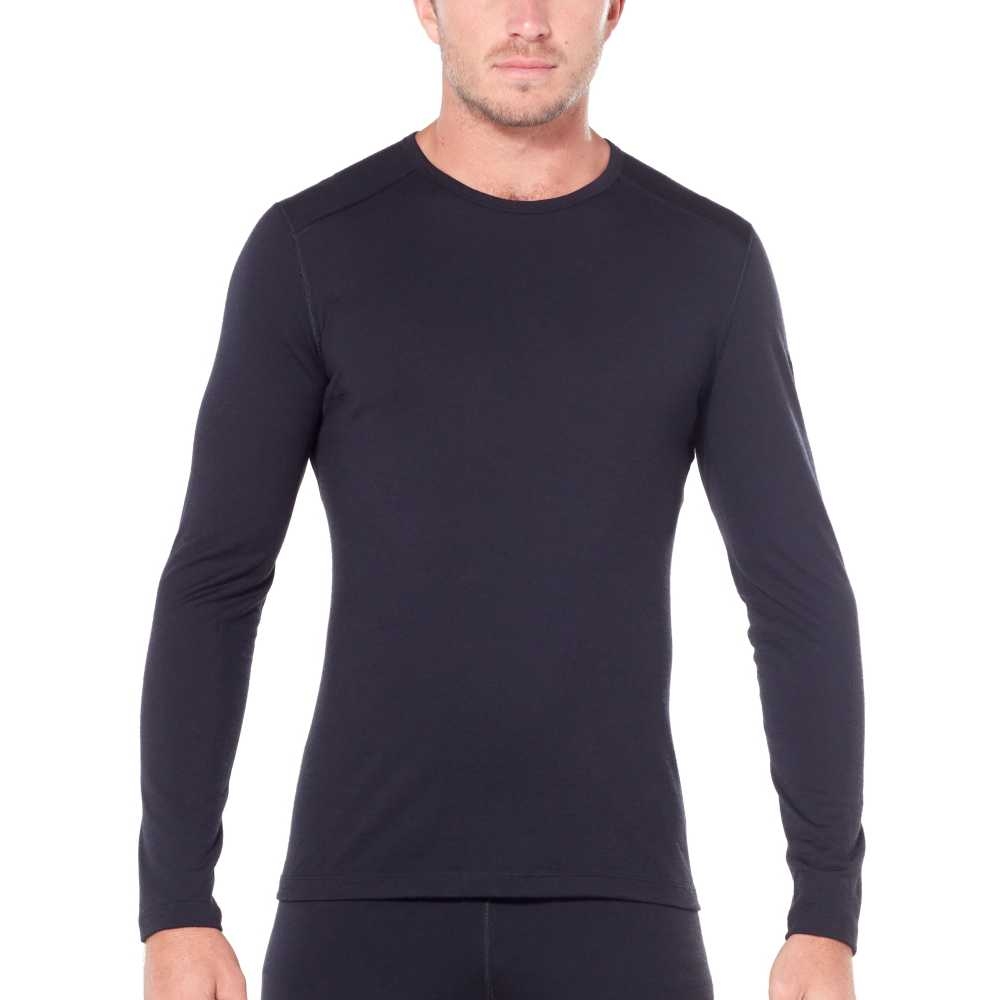 Icebreaker Icebreaker 200 Oasis Long Sleeve Crewe 104365-0011 onderkleding/thermokleding Icebreaker 200 Oasis Long Sleeve Crewe Black 104365-0011 onderkleding/thermokleding online bestellen bij Kathmandu Outdoor & Travel