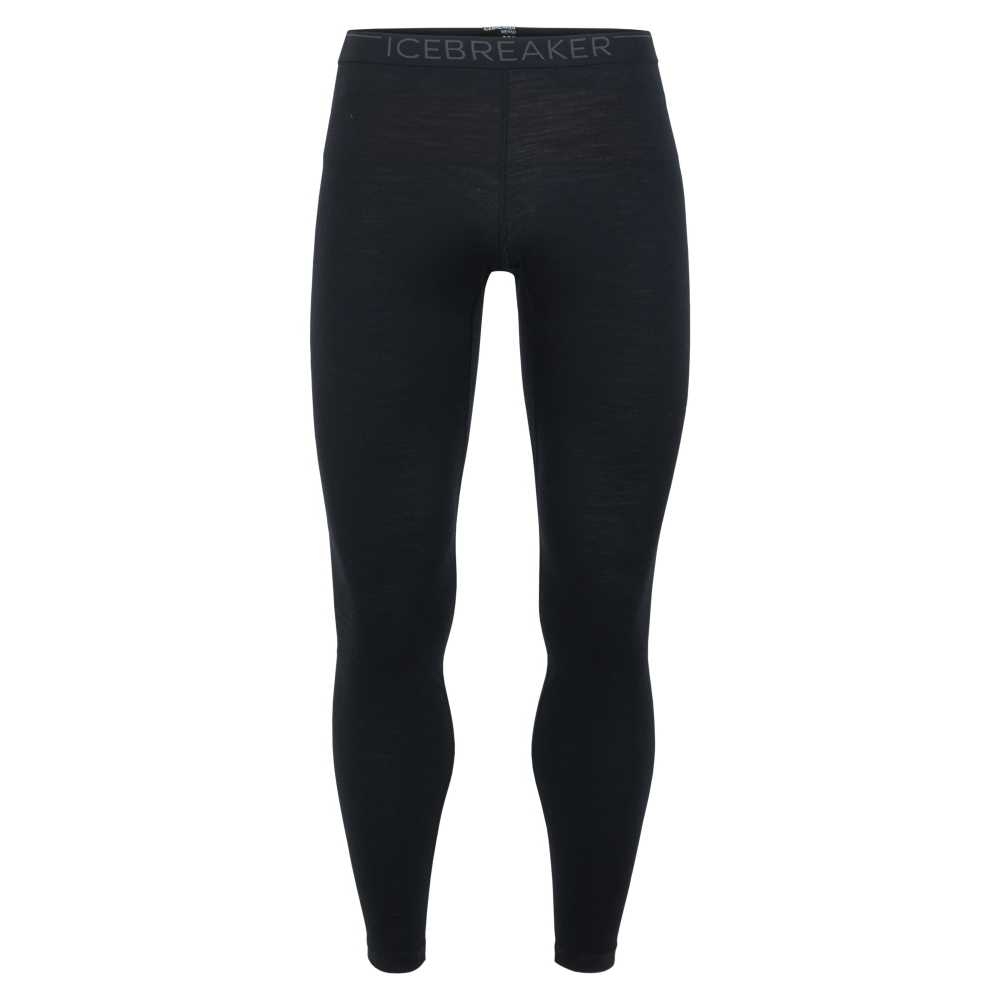 Icebreaker 200 Oasis Leggings Black 104369-0011 onderkleding/thermokleding online bestellen bij Kathmandu Outdoor & Travel