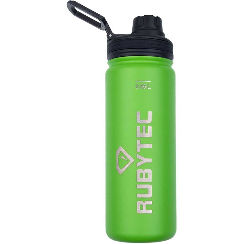 Rubytec Cool Drink Bottle 550ml. Green RU513505B drinkflessen en thermosflessen online bestellen bij Kathmandu Outdoor & Travel