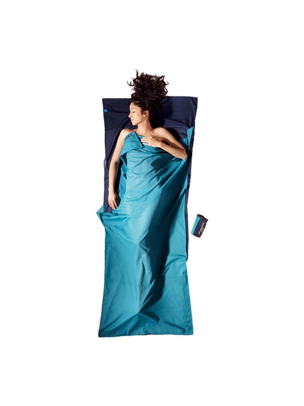 Cocoon TravelSheet Egyptian Cotton Tuareg/Laguna Blue Cocoon TravelSheet Egyptian Cotton Tuareg/Laguna Blue