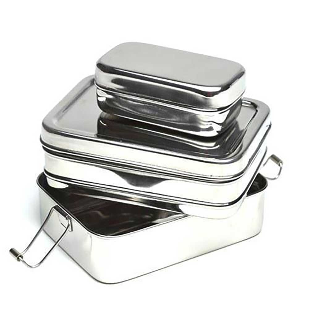 Eco Lunch Box Eco Lunch Box Three-in-one Classic R548135 koken Eco Lunch Box Three-in-one Classic RVS R548135 koken online bestellen bij Kathmandu Outdoor & Travel