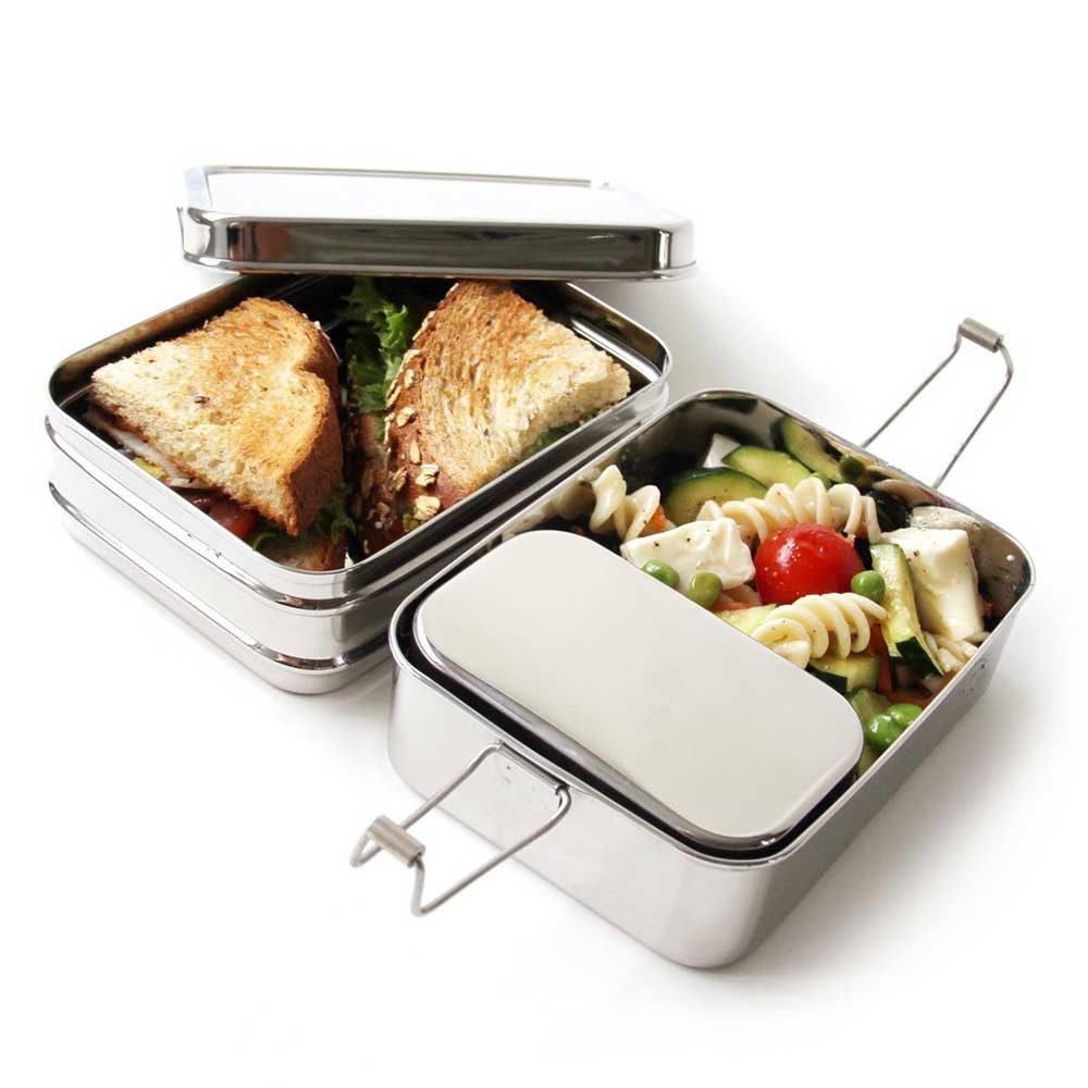 Eco Lunch Box Eco Lunch Box Three-in-one Classic R548135 koken Eco Lunch Box Three-in-one Classic RVS R548135 koken online bestellen bij Kathmandu Outdoor & Travel