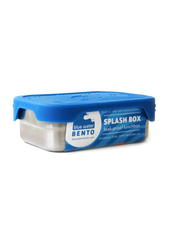 Eco Lunch Box  Blue Water Bento Splash Box  RVS/Blauw