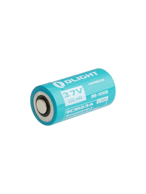 Olight  Rechargeable Lithium-ion RCR123A 3,7V 650mAh .