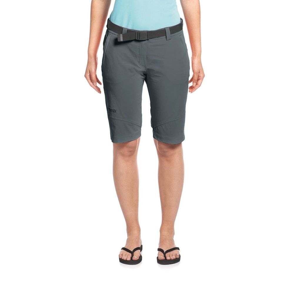 Maier Sports Lawa Bermuda Women's Graphite 230002-949 broeken online bestellen bij Kathmandu Outdoor & Travel