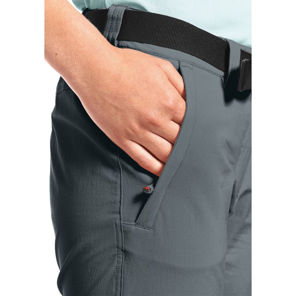 Maier Sports Lawa Bermuda Women's Graphite 230002-949 broeken online bestellen bij Kathmandu Outdoor & Travel