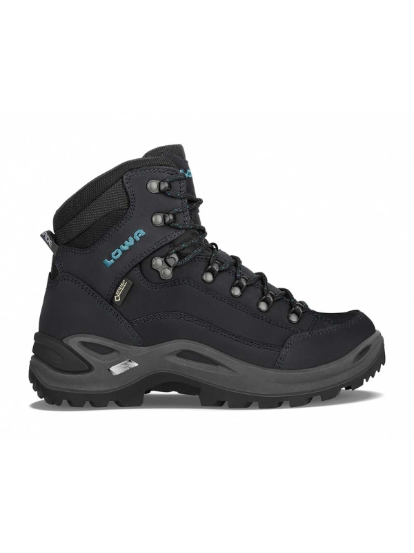 Lowa Renegade GTX Mid Smal Women's Asphalt/Turqoise Lowa Renegade GTX Mid Smal Women's Asphalt/Turqoise