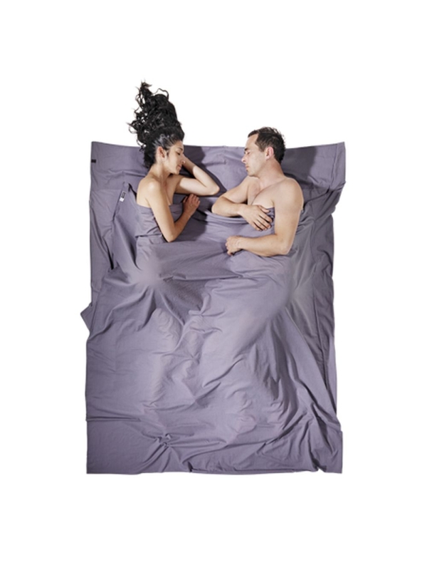 Cocoon TravelSheet Double Egyptian Cotton Insect Shield Elephant Grey Cocoon TravelSheet Double Egyptian Cotton Insect Shield Elephant Grey