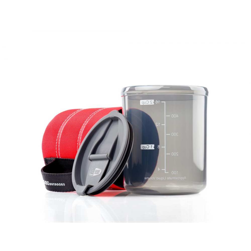 Gsi Gsi Infinity Backpacker Mug GS75281 drinkflessen en thermosflessen Gsi Infinity Backpacker Mug Red GS75281 drinkflessen en thermosflessen online bestellen bij Kathmandu Outdoor & Travel