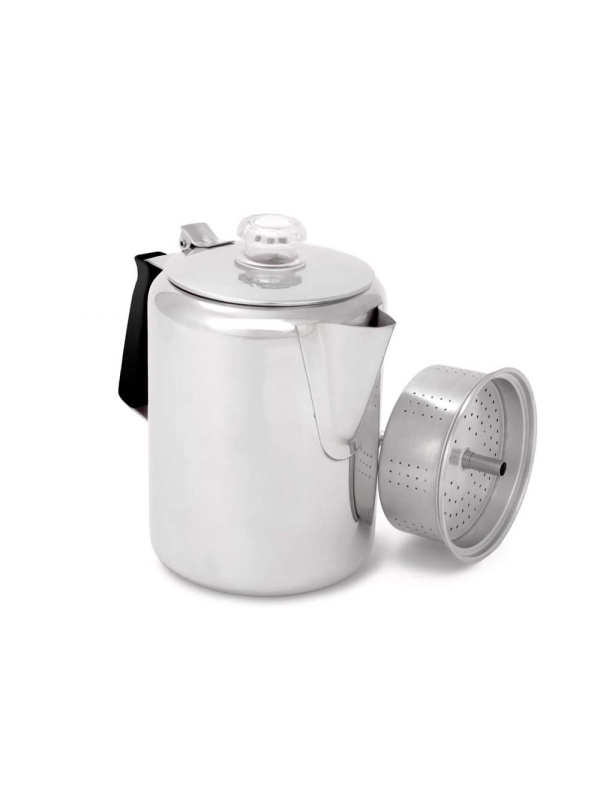 Gsi Glacier Stainless 9 Cup Percolator Zilver Gsi Glacier Stainless 9 Cup Percolator Zilver