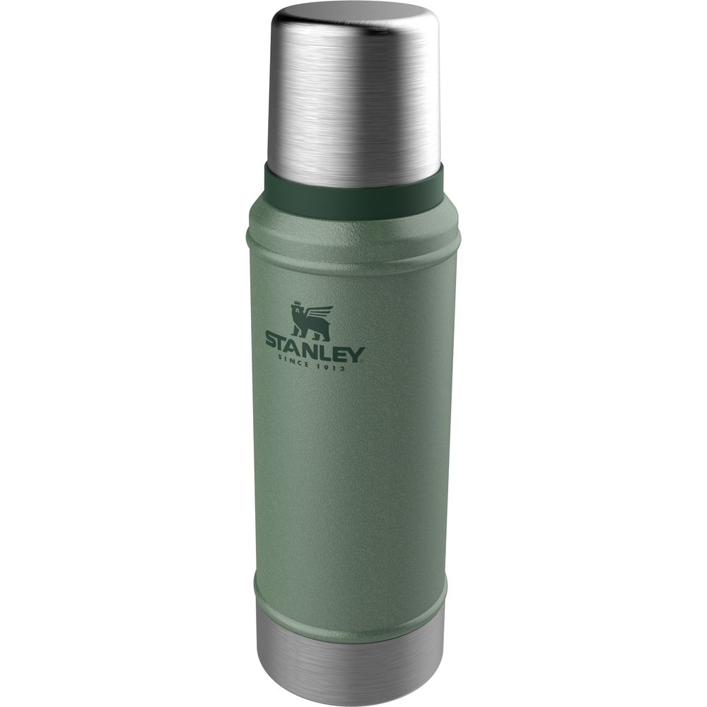 Stanley Stanley The Legendary Classic Bottle 0,75L 10-01612-027 drinkflessen en thermosflessen Stanley The Legendary Classic Bottle 0,75L Hammertone Green 10-01612-027 drinkflessen en thermosflessen online bestellen bij Kathmandu Outdoor & Travel