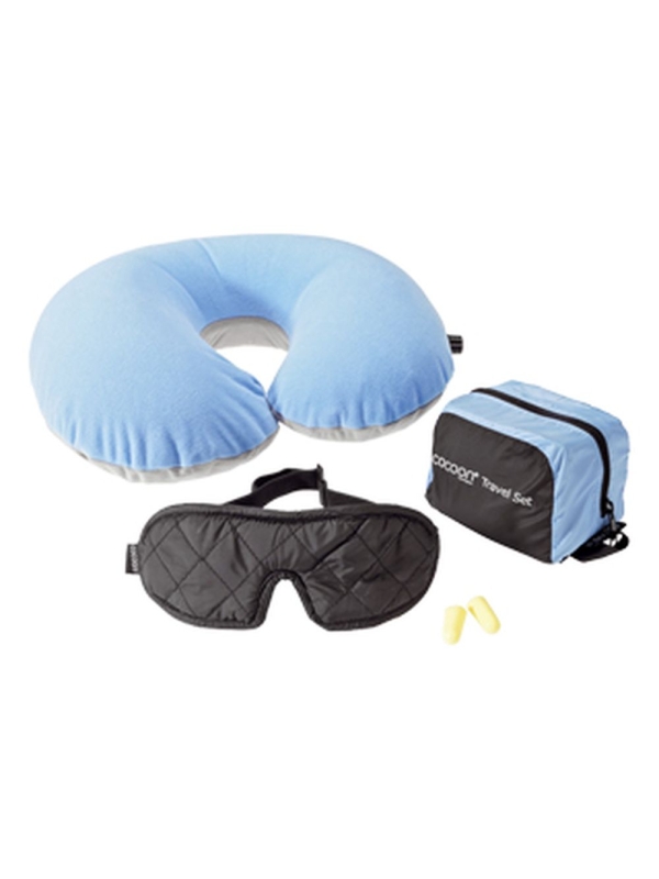 Cocoon  Travel Set Ultralight 3pieces Lt.Blue/Black