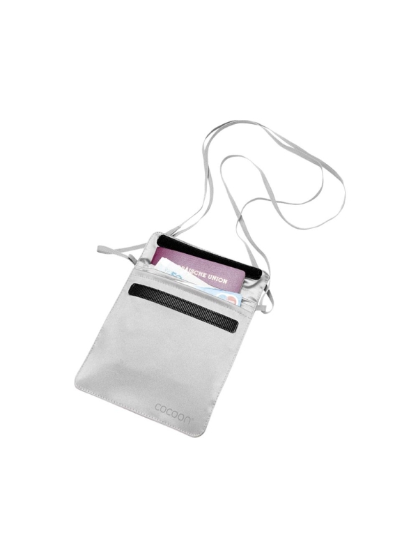 Cocoon  Secret Passport Wallet Silk Sand /Grey