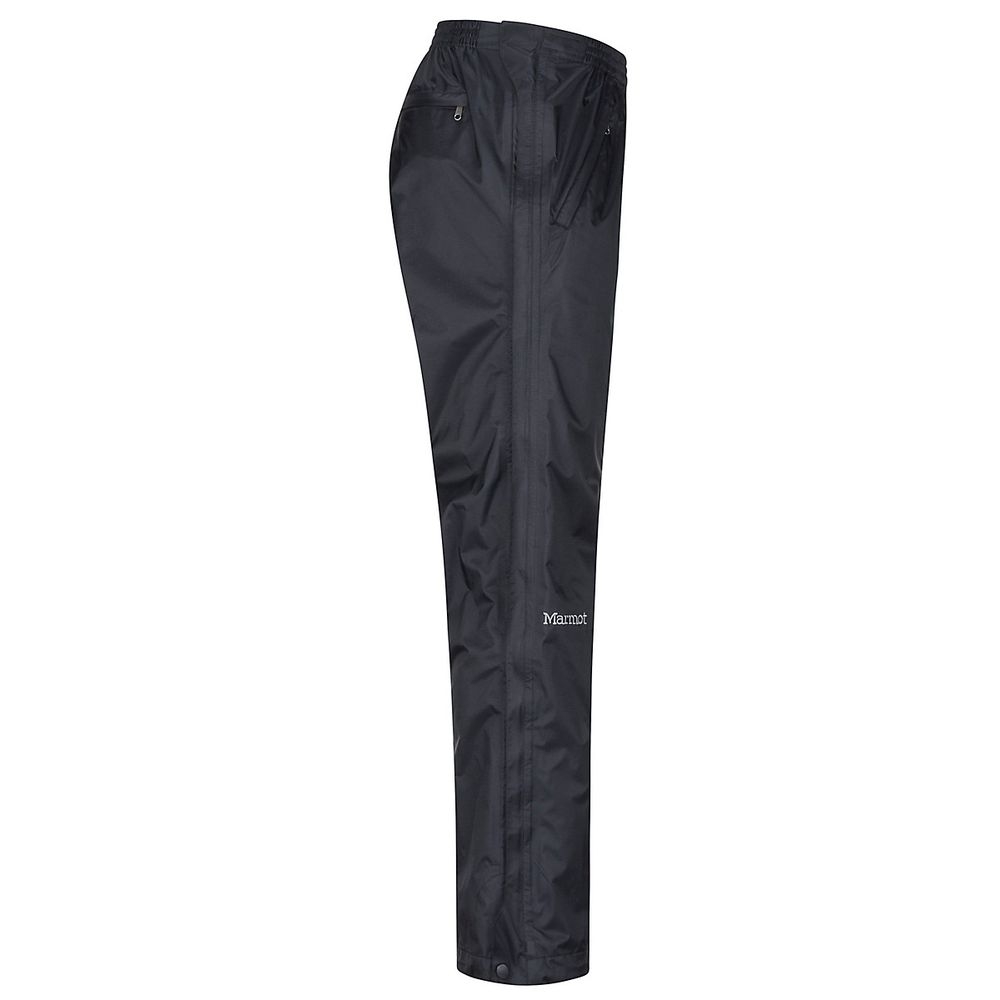 Marmot PreCip Eco Full Zip Pants Regular Black 41530R-001 broeken online bestellen bij Kathmandu Outdoor & Travel