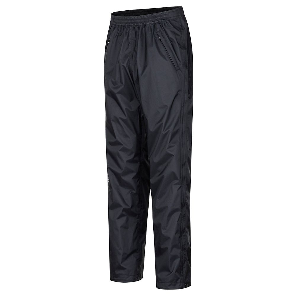 Marmot PreCip Eco Full Zip Pants Regular Black 41530R-001 broeken online bestellen bij Kathmandu Outdoor & Travel