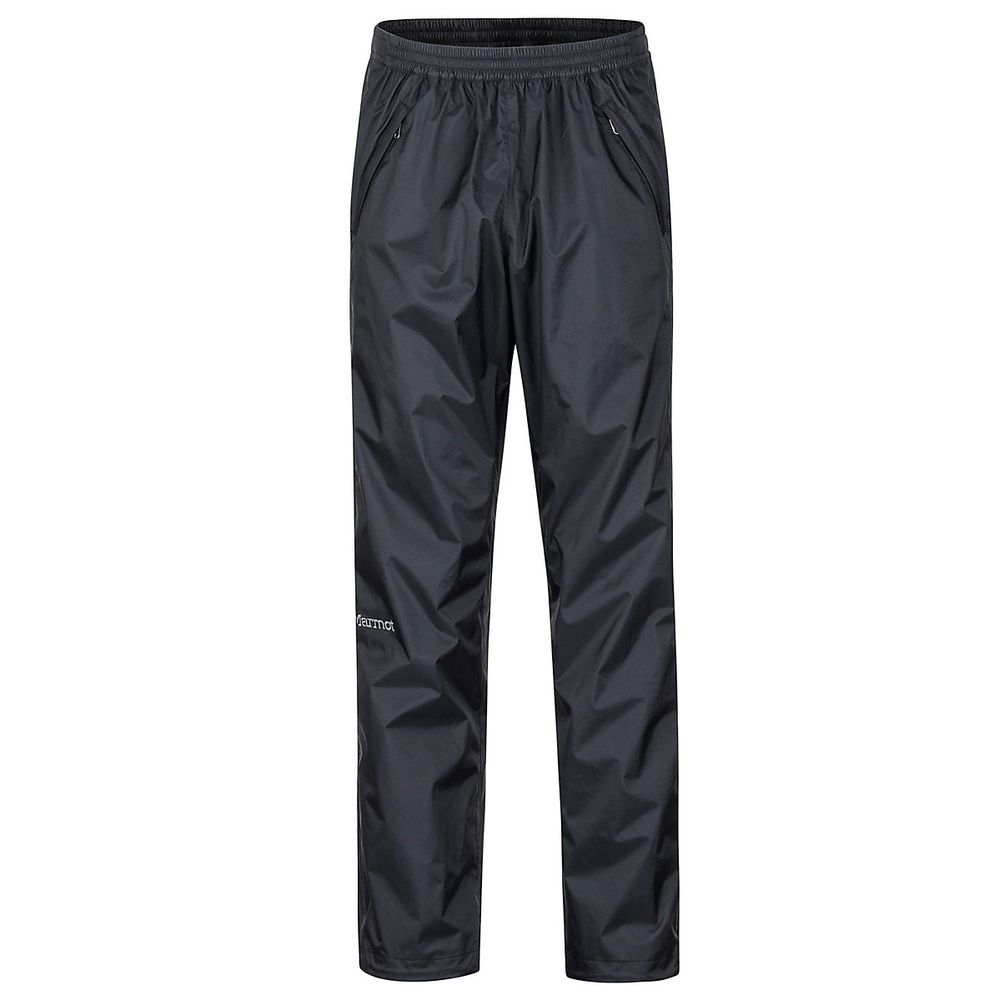Marmot PreCip Eco Full Zip Pants Long Black 41530L-001 broeken online bestellen bij Kathmandu Outdoor & Travel