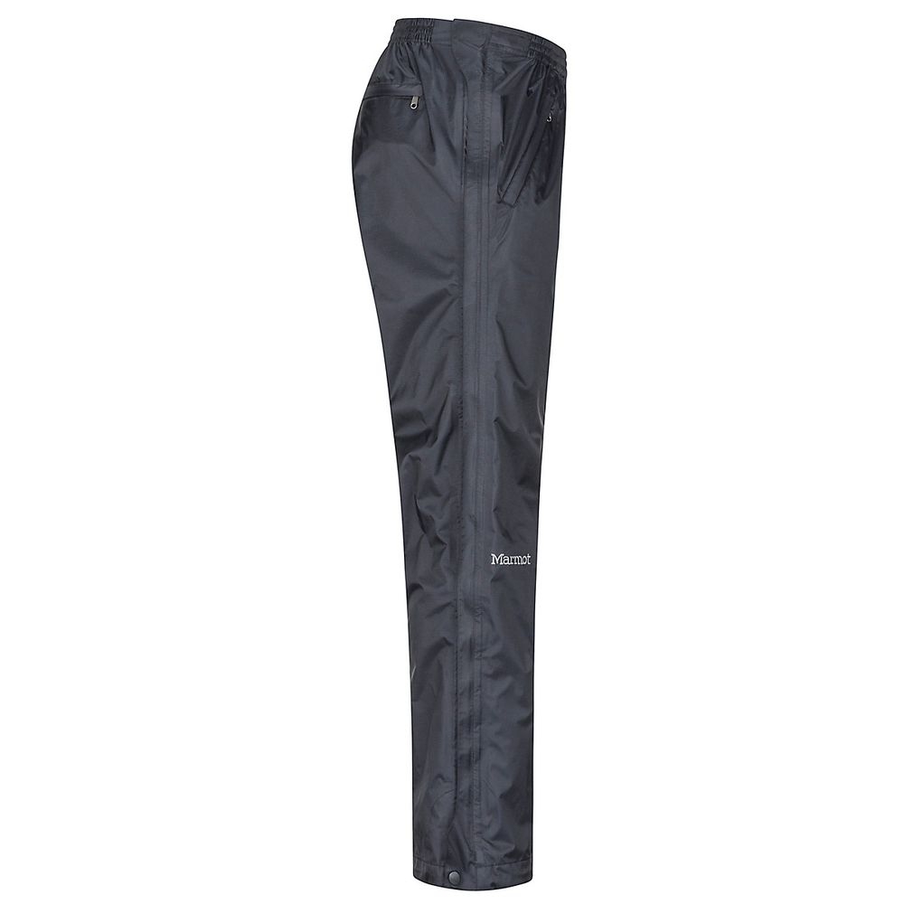 Marmot PreCip Eco Full Zip Pants Long Black 41530L-001 broeken online bestellen bij Kathmandu Outdoor & Travel