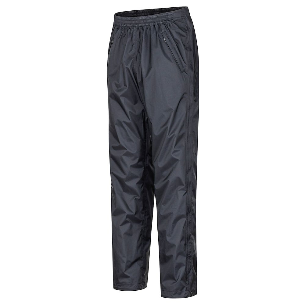 Marmot PreCip Eco Full Zip Pants Long Black 41530L-001 broeken online bestellen bij Kathmandu Outdoor & Travel