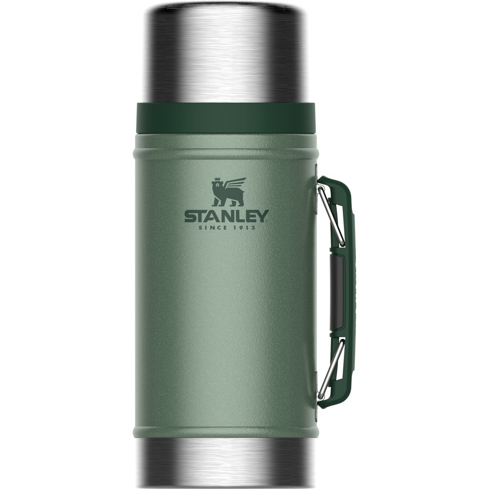 Stanley Stanley Classic Food Jar 0,94L 10-07937-003 drinkflessen en thermosflessen Stanley Classic Food Jar 0,94L Hammertone Green 10-07937-003 drinkflessen en thermosflessen online bestellen bij Kathmandu Outdoor & Travel