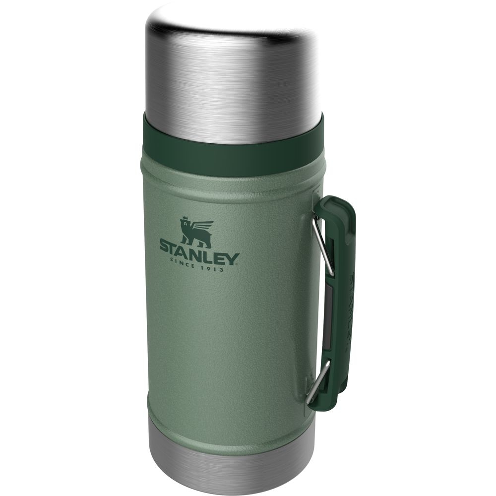 Stanley Stanley Classic Food Jar 0,94L 10-07937-003 drinkflessen en thermosflessen Stanley Classic Food Jar 0,94L Hammertone Green 10-07937-003 drinkflessen en thermosflessen online bestellen bij Kathmandu Outdoor & Travel