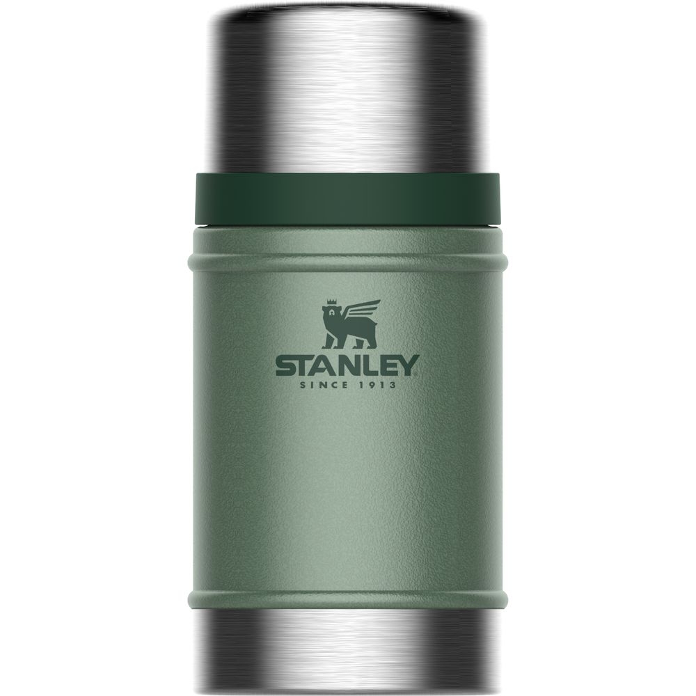 Stanley Stanley Classic Food Jar 0,7L 10-07936-003 drinkflessen en thermosflessen Stanley Classic Food Jar 0,7L Hammertone Green 10-07936-003 drinkflessen en thermosflessen online bestellen bij Kathmandu Outdoor & Travel
