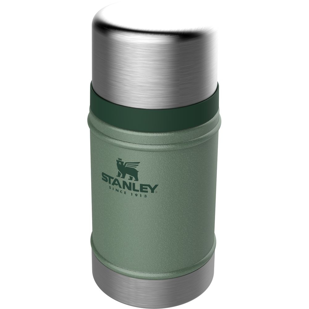 Stanley Stanley Classic Food Jar 0,7L 10-07936-003 drinkflessen en thermosflessen Stanley Classic Food Jar 0,7L Hammertone Green 10-07936-003 drinkflessen en thermosflessen online bestellen bij Kathmandu Outdoor & Travel