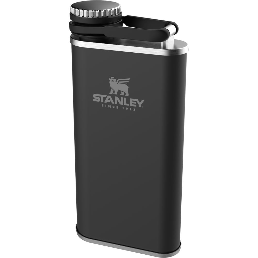Stanley Wide Mouth Flask 230ml Matte Black 10-00837-127 drinkflessen en thermosflessen online bestellen bij Kathmandu Outdoor & Travel