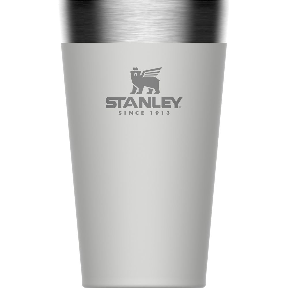 Stanley Stanley Stacking Vacuum Pint 470ml 10-02282-059 drinkflessen en thermosflessen Stanley Stacking Vacuum Pint 470ml Polar 10-02282-059 drinkflessen en thermosflessen online bestellen bij Kathmandu Outdoor & Travel