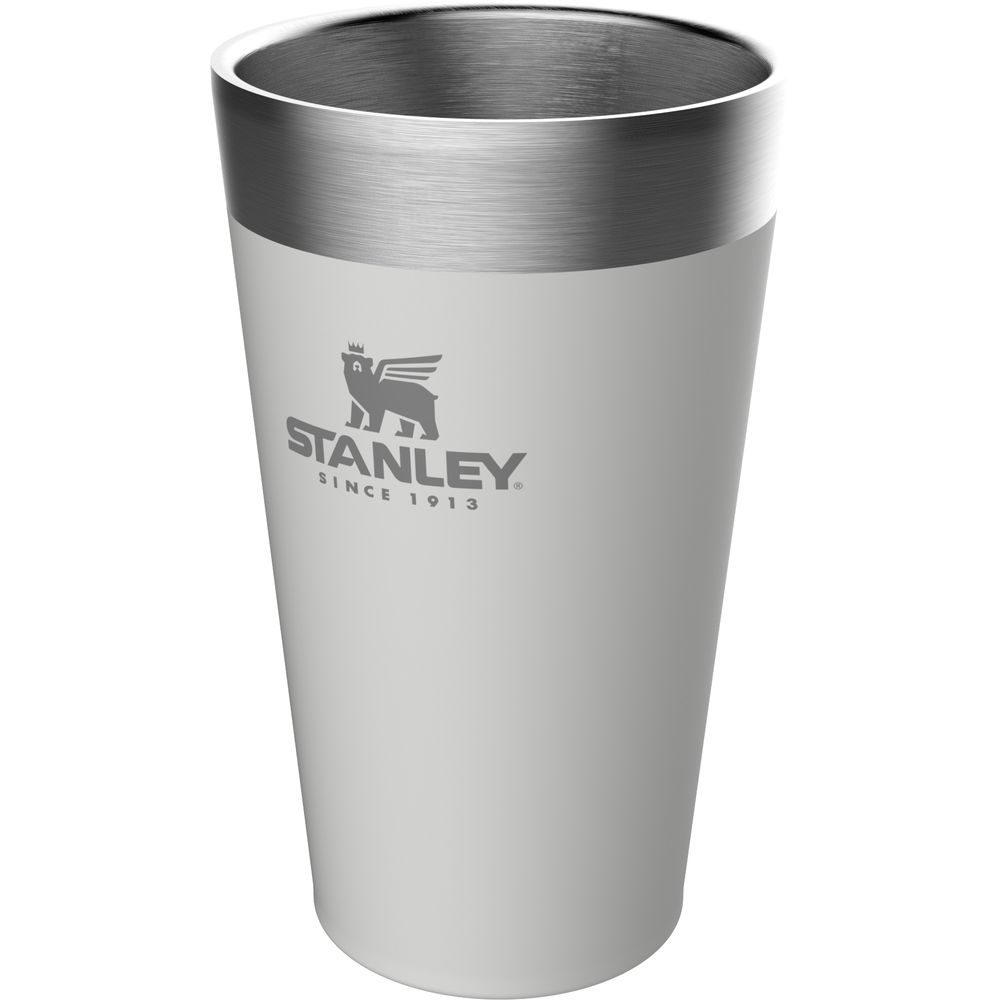 Stanley Stanley Stacking Vacuum Pint 470ml 10-02282-059 drinkflessen en thermosflessen Stanley Stacking Vacuum Pint 470ml Polar 10-02282-059 drinkflessen en thermosflessen online bestellen bij Kathmandu Outdoor & Travel