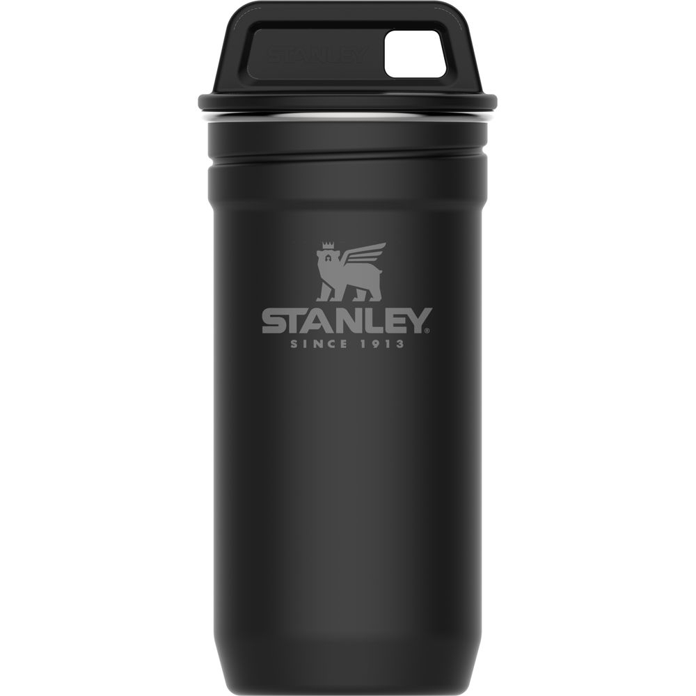 Stanley Stanley Stainless Steel Shot Set 10-01705-036 drinkflessen en thermosflessen Stanley Stainless Steel Shot Set Matte Black 10-01705-036 drinkflessen en thermosflessen online bestellen bij Kathmandu Outdoor & Travel