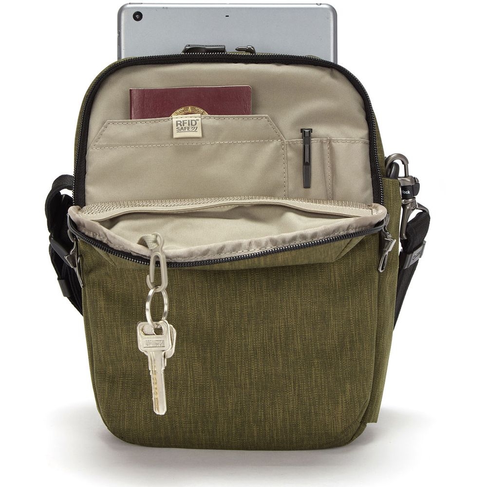 Pacsafe MetroSafe X Vertical Crossbody Utility 30620517 tassen online bestellen bij Kathmandu Outdoor & Travel
