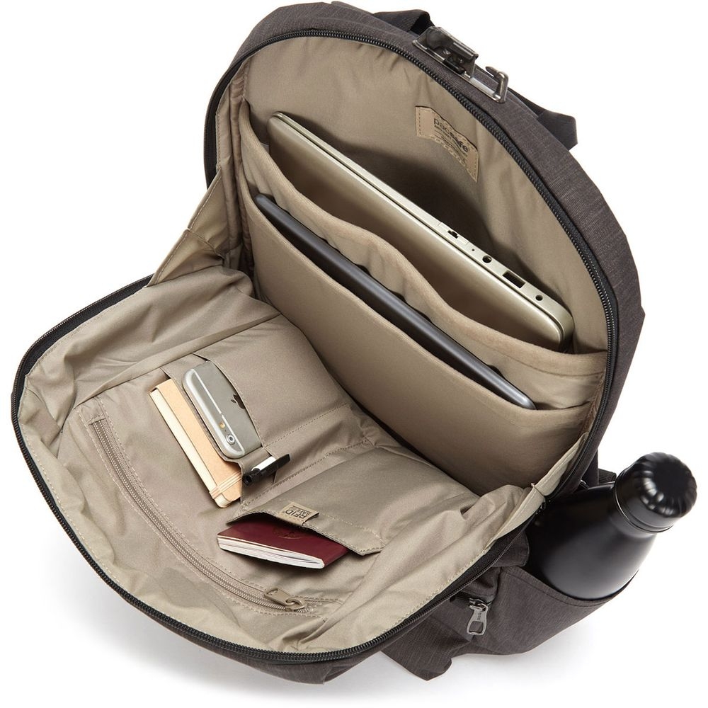 Pacsafe MetroSafe X Anti-Theft Backpack 20L Carbon 30640136 dagrugzakken online bestellen bij Kathmandu Outdoor & Travel