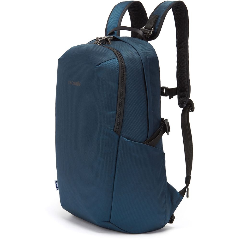 Pacsafe Pacsafe Vibe Anti-Theft Backpack (Econyl) 25L 40100641 dagrugzakken Pacsafe Vibe Anti-Theft Backpack (Econyl) 25L Ocean 40100641 dagrugzakken online bestellen bij Kathmandu Outdoor & Travel