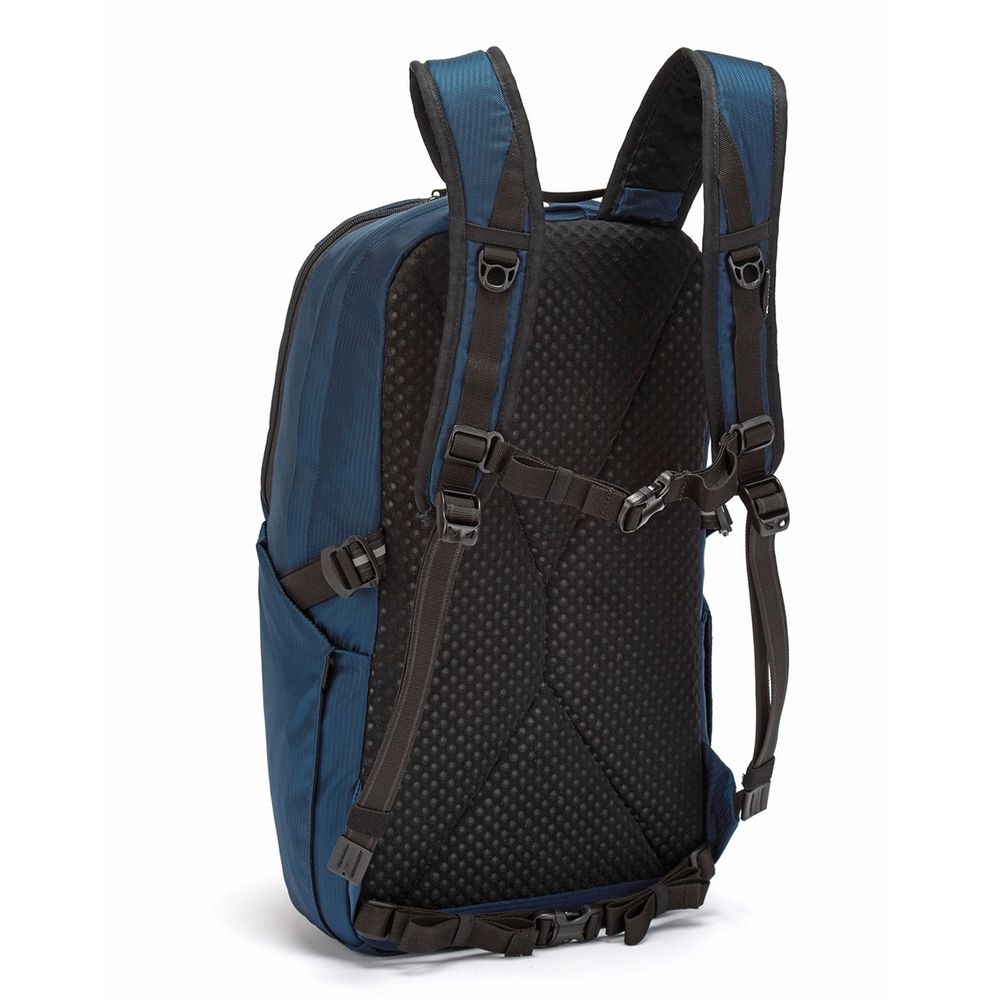 Pacsafe Pacsafe Vibe Anti-Theft Backpack (Econyl) 25L 40100641 dagrugzakken Pacsafe Vibe Anti-Theft Backpack (Econyl) 25L Ocean 40100641 dagrugzakken online bestellen bij Kathmandu Outdoor & Travel