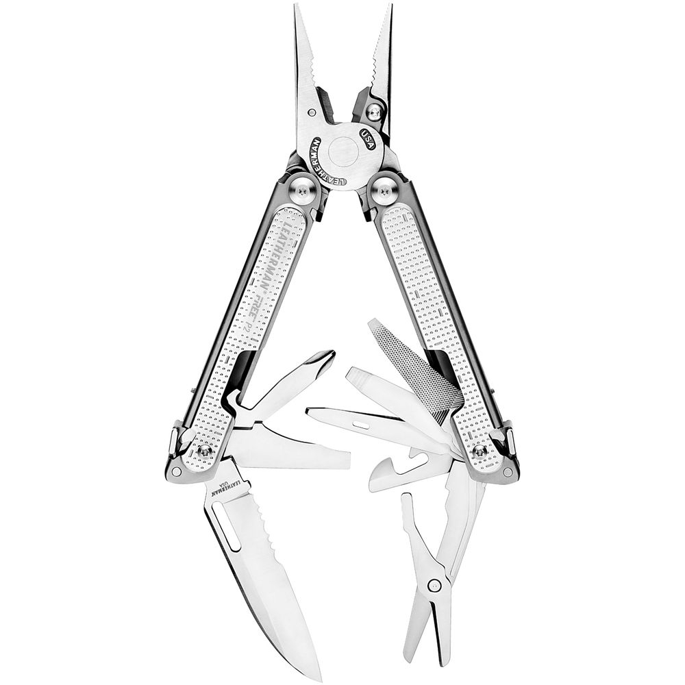 Leatherman Leatherman Free P2 Multitool LE FP2 messen & tools Leatherman Free P2 Multitool Zilver LE FP2 messen & tools online bestellen bij Kathmandu Outdoor & Travel