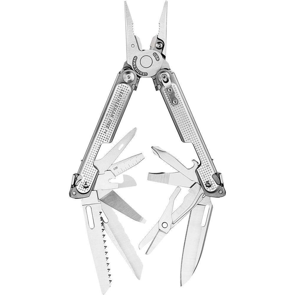 Leatherman Leatherman Free P4 Multitool LE FP4 messen & tools Leatherman Free P4 Multitool Zilver LE FP4 messen & tools online bestellen bij Kathmandu Outdoor & Travel