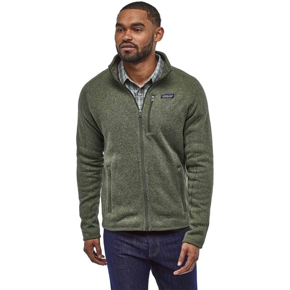 Patagonia Patagonia Better Sweater Jacket 25528-INDG fleeces en truien Patagonia Better Sweater Jacket Industrial Green 25528-INDG fleeces en truien online bestellen bij Kathmandu Outdoor & Travel