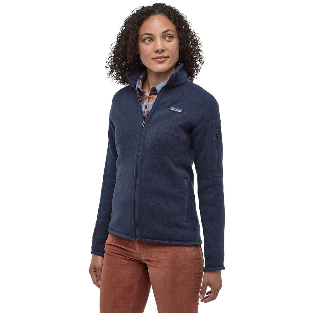 Patagonia Patagonia Better Sweater Jacket Women's 25543-NENA fleeces en truien Patagonia Better Sweater Jacket Women's New Navy 25543-NENA fleeces en truien online bestellen bij Kathmandu Outdoor & Travel