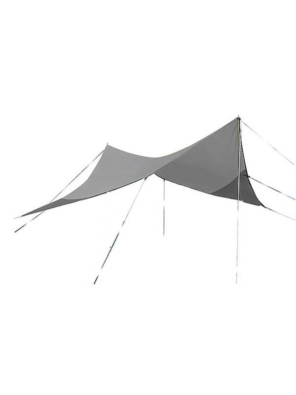 Bo-Camp  Tarp 3m x 3m Lichtgrijs/Anthraciet