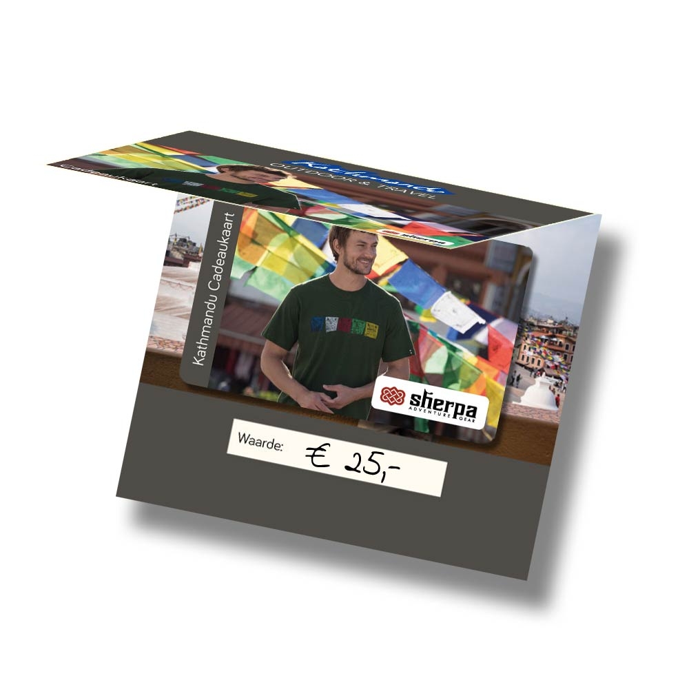 Kathmandu Kathmandu Cadeaukaart 25 euro 25 cadeaus en diensten Kathmandu Cadeaukaart 25 euro . 25 cadeaus en diensten online bestellen bij Kathmandu Outdoor & Travel
