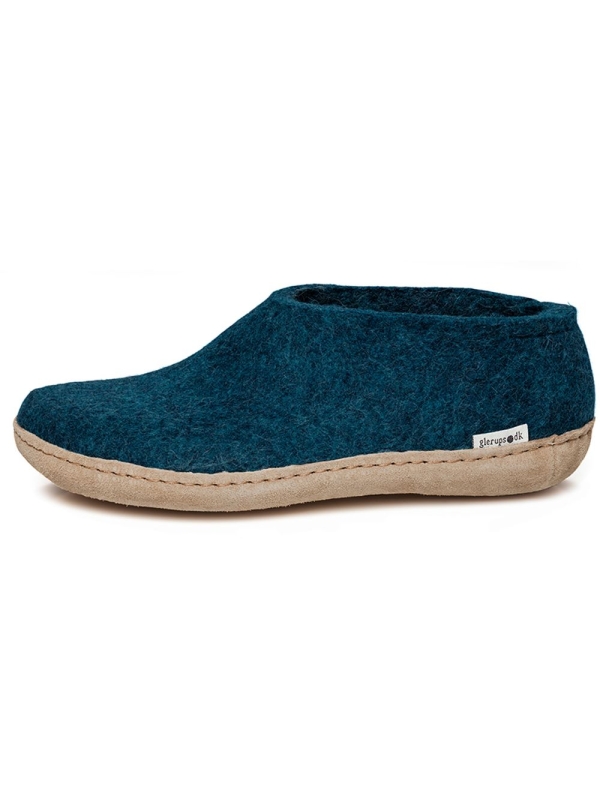 Glerups  Shoe Leather Petrol