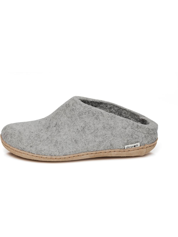 Glerups  Slip-On Leather Grey