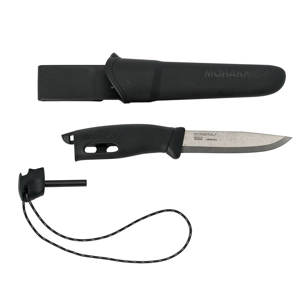 Morakniv Companion Spark Black MO 13567 messen & tools online bestellen bij Kathmandu Outdoor & Travel