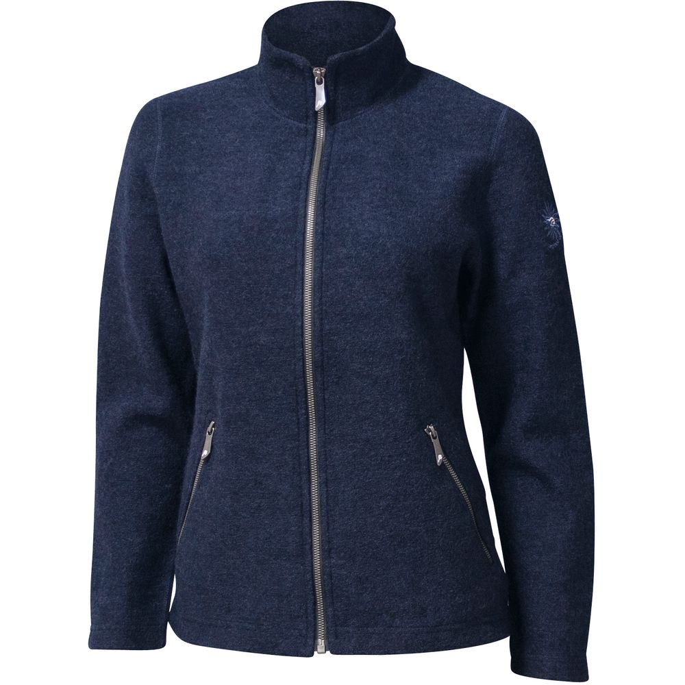 Ivanhoe Ivanhoe Bella Full Zip Women's 1100416-002 fleeces en truien Ivanhoe Bella Full Zip Women's Light Navy 1100416-002 fleeces en truien online bestellen bij Kathmandu Outdoor & Travel