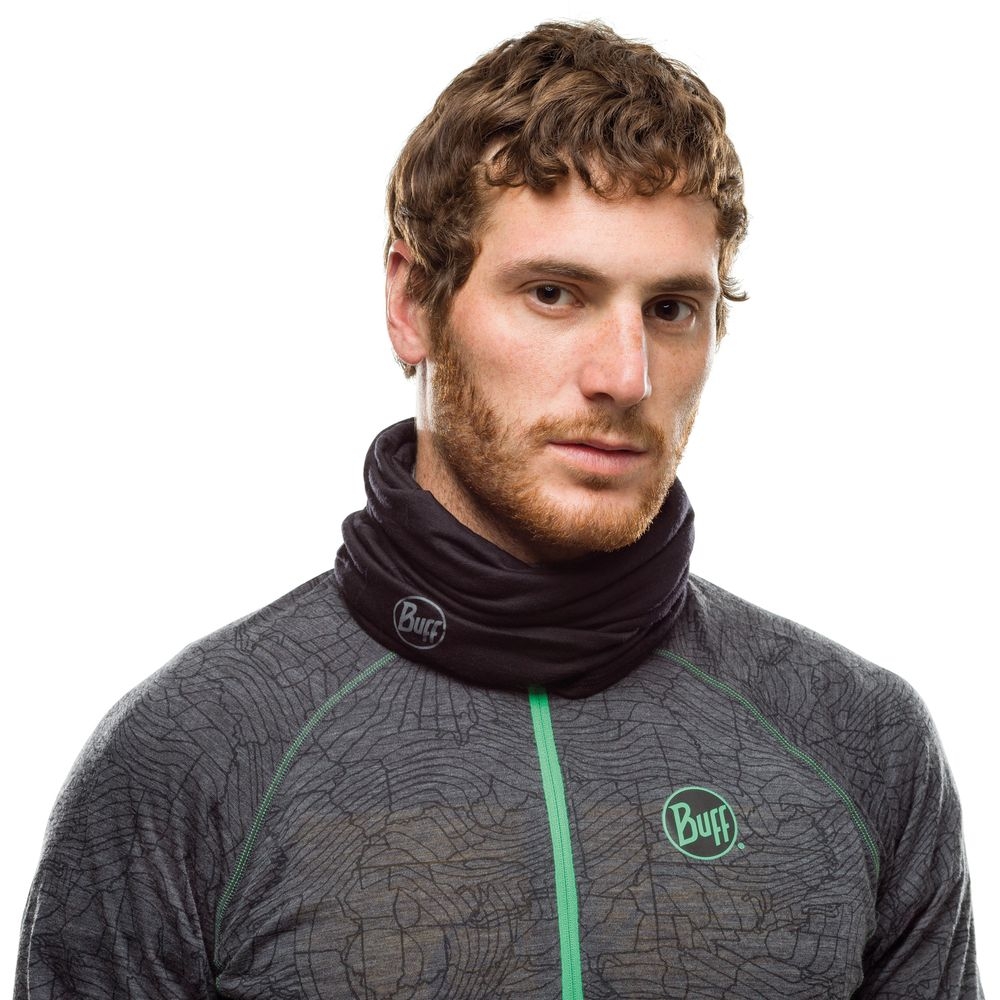 Buff Buff Buff Lightweight Merino Wool 100637 kleding accessoires Buff Buff Lightweight Merino Wool Solid Black 100637 kleding accessoires online bestellen bij Kathmandu Outdoor & Travel