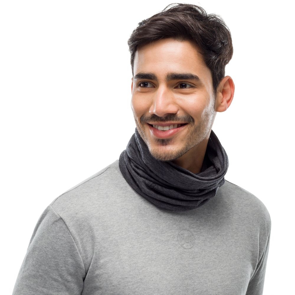 Buff Buff Buff Lightweight Merino Wool 100202 kleding accessoires Buff Buff Lightweight Merino Wool Solid Grey 100202 kleding accessoires online bestellen bij Kathmandu Outdoor & Travel