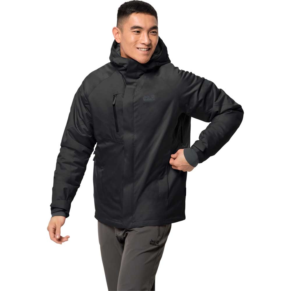 Jack Wolfskin Troposphere Jacket Black 1111711-6000 jassen online bestellen bij Kathmandu Outdoor & Travel