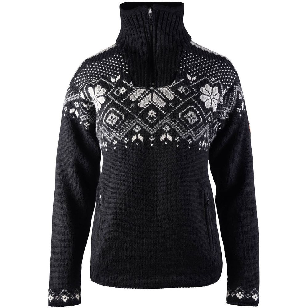 Dale Dale Fongen Weatherproof Sweater Women's 93961-F fleeces en truien Dale Fongen Weatherproof Sweater Women's Black/Off White/Smoke 93961-F fleeces en truien online bestellen bij Kathmandu Outdoor & Travel